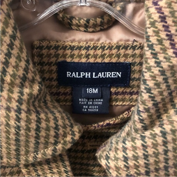 Ralph Lauren Kids - Tweed Capelet - Picture 3 of 5